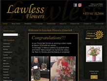 Tablet Screenshot of lawlessflowers.com